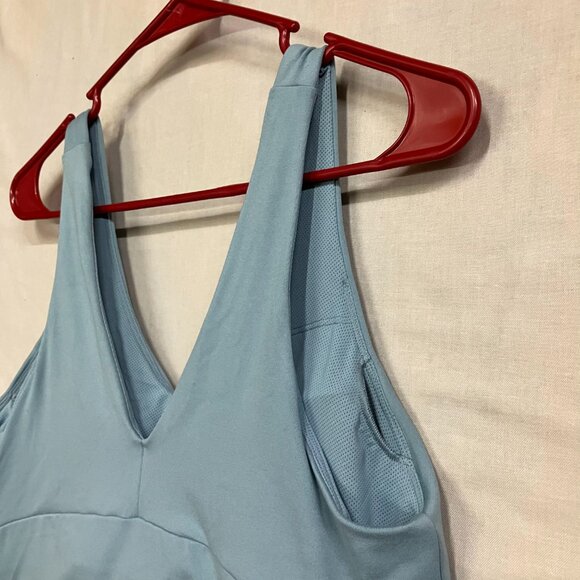NWT Blogilates Women's Large Cameo Blue Crisscross Active Strappy Back Tank Bra - Picture 6 of 14